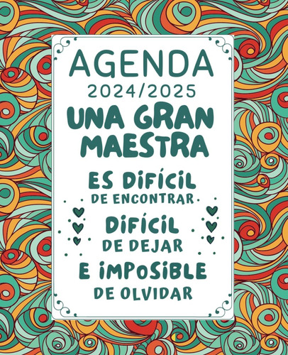 Libro: Agenda Maestra: Regalo Profesora Infantil Personaliza