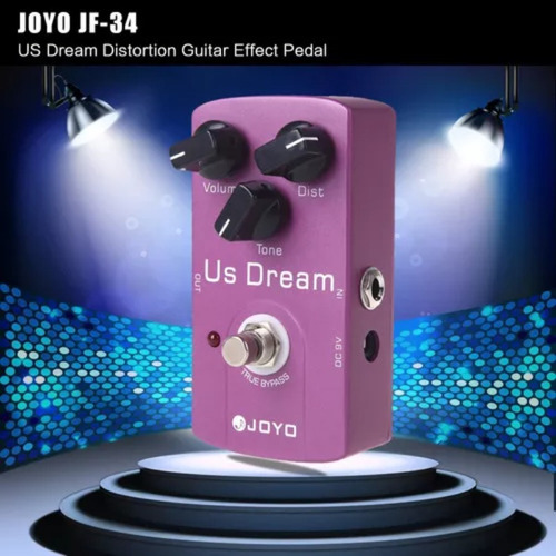 Pedal De Efectos De Distorsión For Guitarra Joyo Jf-34 Con