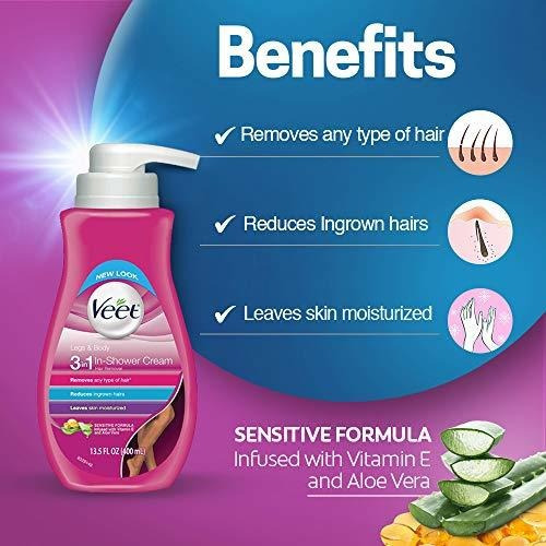 Depilacion Veet Botanic Inspirations In Shower Cream, 13.5