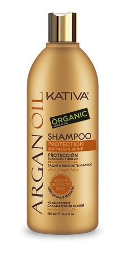 Imagen 1 de 1 de Shampoo Kativa Argan Oil X500ml