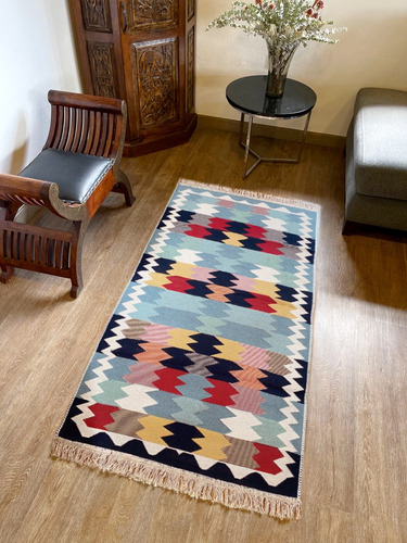 Tapete Kilim Diseño Ushak 150x80 Cm - Galata Rojo Apm69750