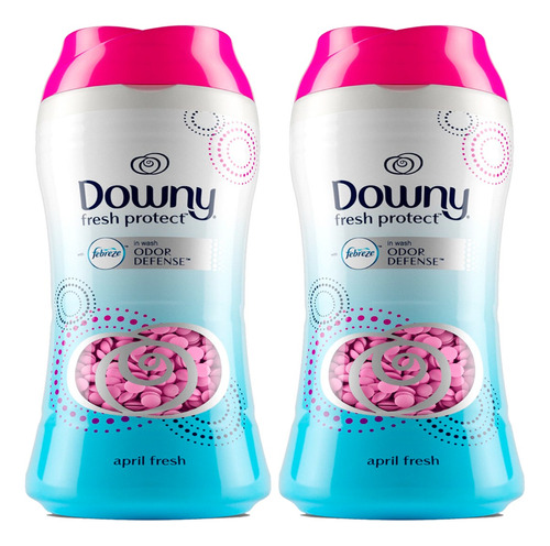 Pack 2  Downy Beads Protect April Fresh 156g Perlas De Aroma