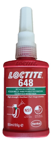 Loctite 648 Compuesto Retenedor De Alta Resistencia 50ml