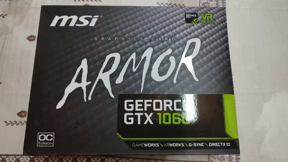 Placa De Vídeo Geforce Gtx 1060 Armor 3g Ocv1