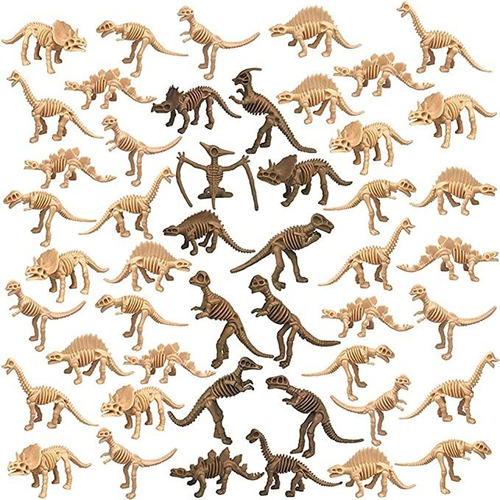 48 Pcs Fósil De Dinosaurio Esqueleto Esqueleto Del Dinosauri