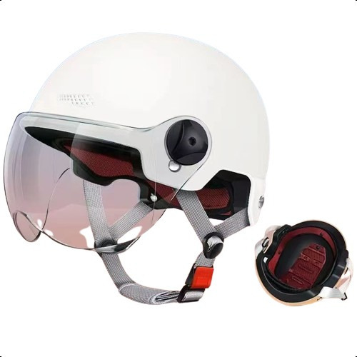 Casco De Seguridad For Motocicleta Scooter Cascos Motor *