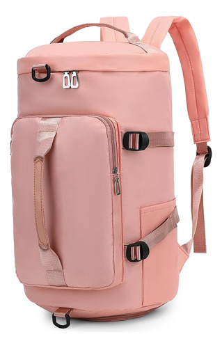 Bolsa De Gimnasio Para Mujer, Mochila De Lona Impermeable, B