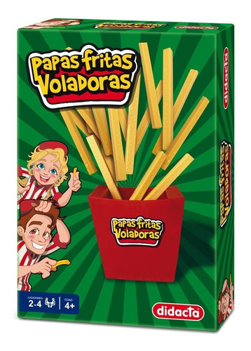 Juego Papas Fritas Voladoras. Didacta Original !