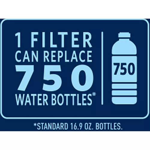 Brita Sistema de filtro de agua del grifo, sistema de filtración de grifo  de agua con recordatorio de cambio de filtro, reduce el plomo, sin BPA
