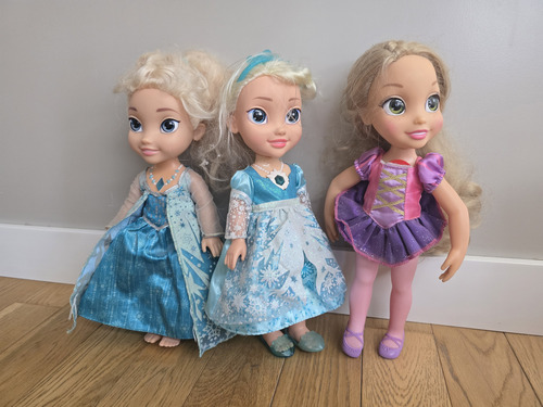 Muñeca Disney Anna & Elsa Bebé Reborn 32 Cm. (Usado)