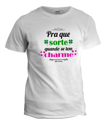 Camiseta Personalizada Sorte - Giftme - Em Poliéster