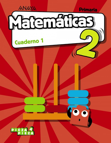 Libro Cuaderno Matemáticas 1-2ºprimaria. Pieza A Pieza