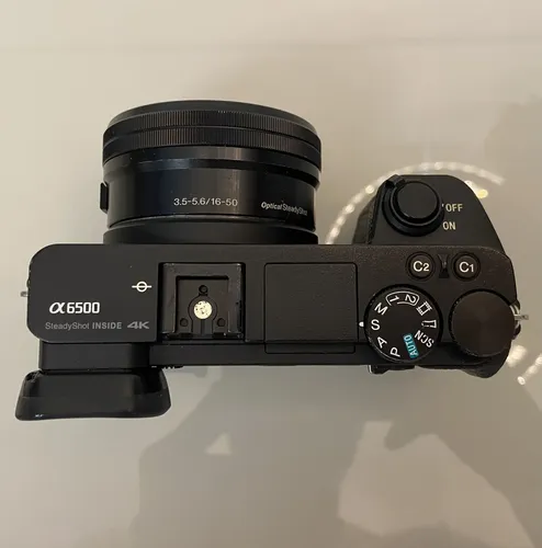 Câmera Sony A6500 + Lente 16-50mm + Cage + 2 Baterias | MercadoLivre