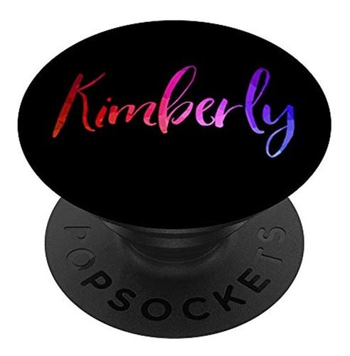 Nombre Kimberly En Geometrico Rojo Rosa Purpura Negro - Ki