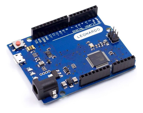 Placa Leonardo R3 Rev3 Atmega32u4 Com Cabo Usb Para Arduino