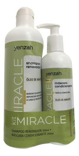 Yenzah Kit Miracle Abacate Duo