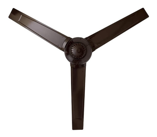 Ventilador de techo Masterfan Tifón chocolate con 3 aspas de metal, 56" de diámetro 127 V
