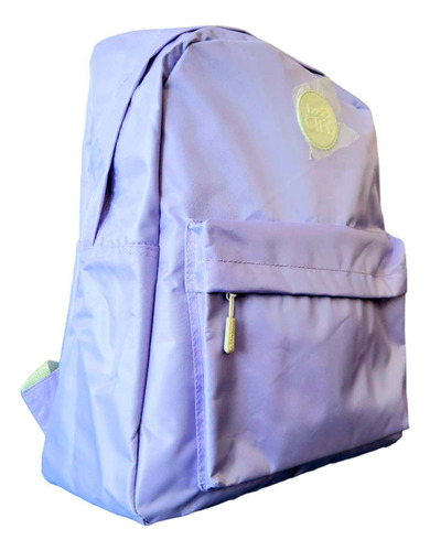 Mochila Escolar Basic City Mochila Lila Claro Color Lila Diseño Lisa 22l