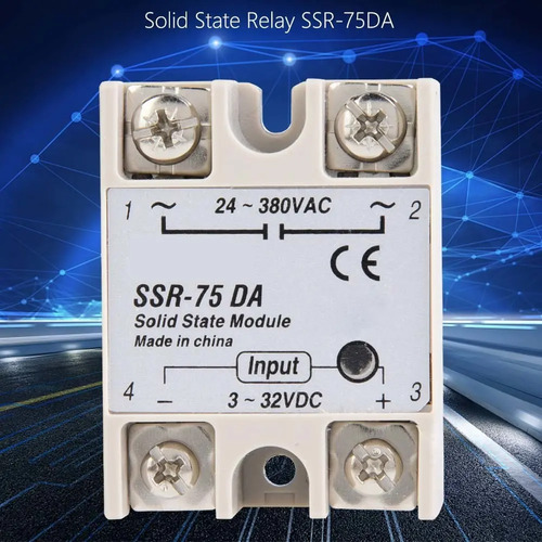 Ssr Dc Ac Relé De Estado Sólido Ssr-80da DC AC Relé De Estado Sólido - 8