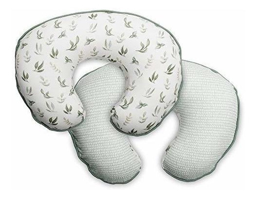 Funda De Almohada De Tela Organica Boppy, Pequeñas Hojas V