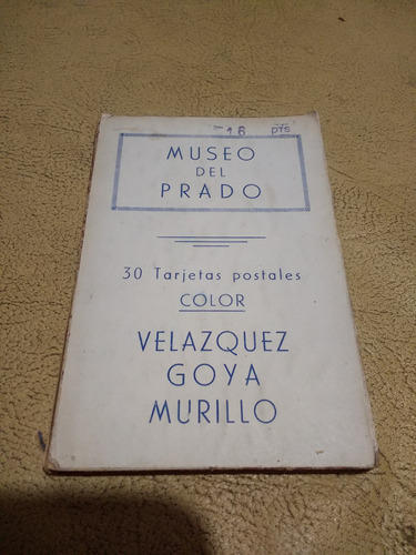 Museo Del Prado 30 Tarjetas Postales Impecable
