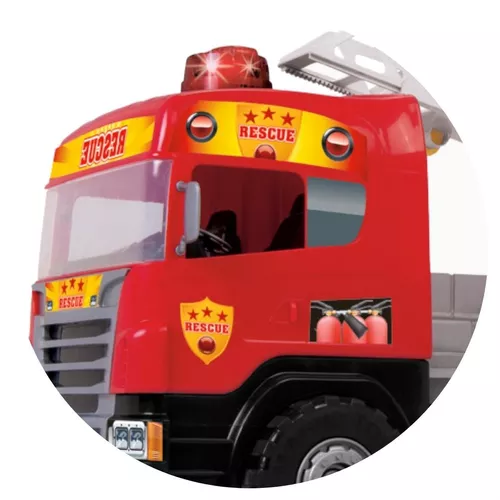 Caminhão de Bombeiro Infantil de Brinquedo Com Sirene no Shoptime