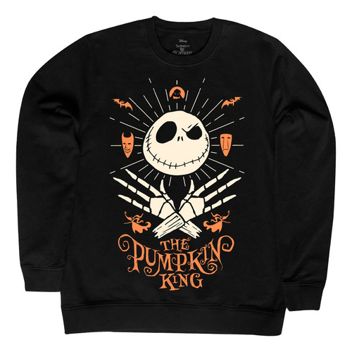 Sudadera The Pumpkin King Pullover Disney Loose Fit