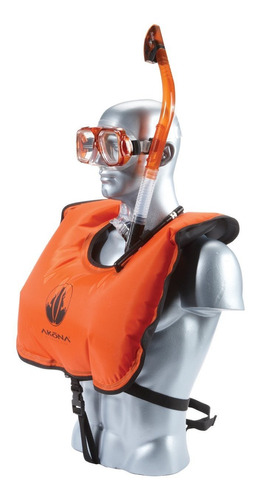 Akona Hi-viz Junior Chaleco Snorkel Inflador Oral Color