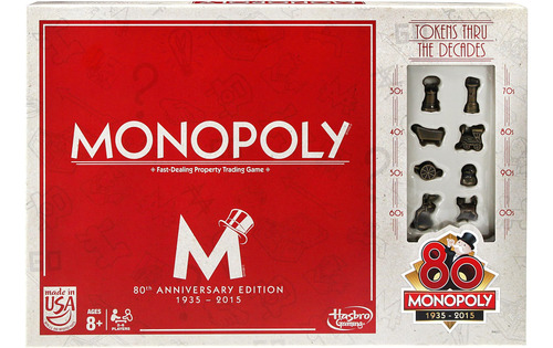 Juego Monopoly (80.º Aniversario)