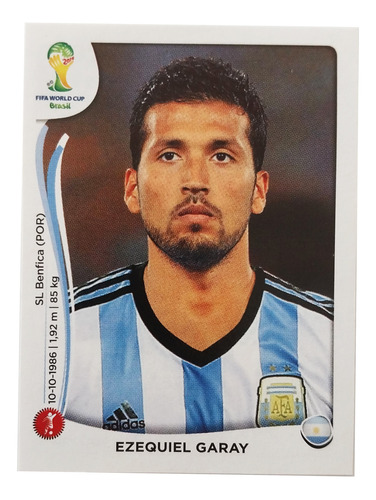 Figurita Ezequiel Garay Mundial Brasil 2014 Paninii Mportada