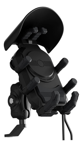 Soporte Para Teléfono De Motocicleta Con Cargador Usb Tipo
