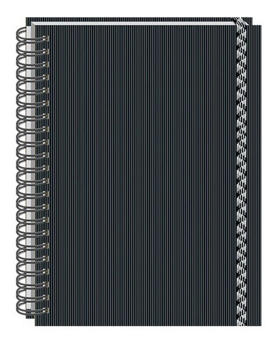 Cuaderno Profesional 100 Hojas Cuadro Grande Pasta Dura Color Negro