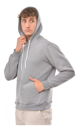 Buzo Canguro Capucha Hombre Frisa Invisible Premium Hoodie