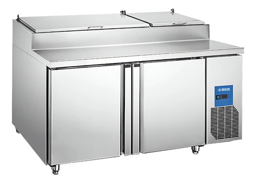Mesa Refrigerada Pizzas 2 Puertas 560l 178 Cm Migsa Picl2