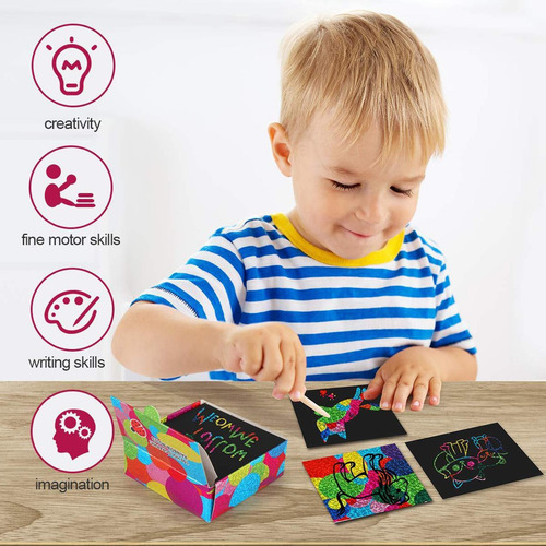Papel Para Rascar Arcoíris Papel Para Rascar Arcoíris Juego