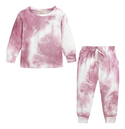 Wj Conjunto De Ropa De Pijama Y Camisa Teñida Anudada For