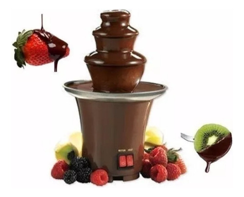 Pack 2 Fuente Fondue Cascada Chocolate 3 Pisos