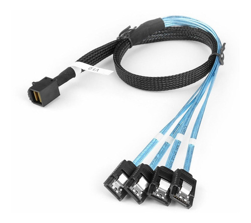 Cable Sas Sff-8643 Host A 4 Sata 7pin 12g