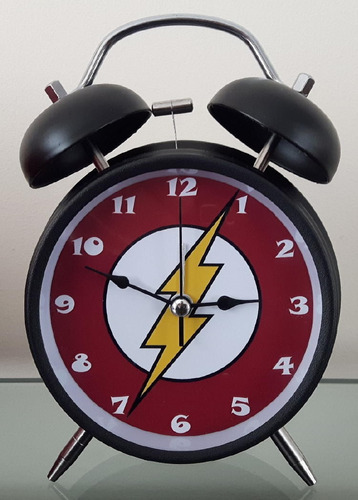 Reloj Despertador Estilo Vintage Flash Emblema