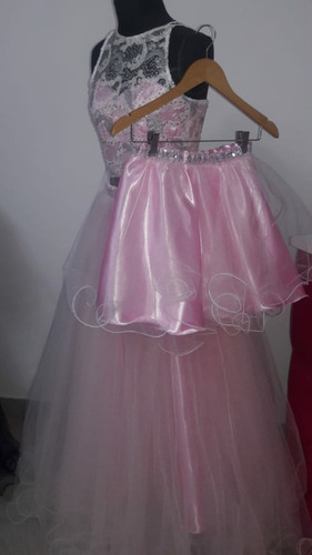Vestidos De 15 Años Tres Piezas Talle S, M, LTodos Los Colo