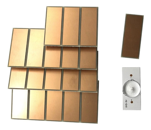 Imagen 3 de 4 de Kit Tiras Led Smart Tv 32 A 65 Pulgadas De 20 Pzs