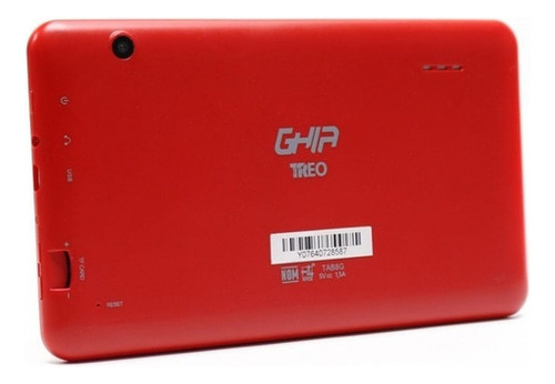 Tablet Ghia Treo Notghia-245 Rojo/ 7"/android Go 8.1 Color Rojo
