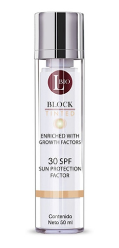 Livecells Lbio Block Tinted Bloqueador Solar Con Color 50ml