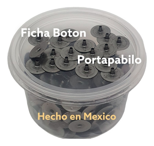 Imagen 3 de 7 de Ficha Botón Mediana (1.9cm) Para Elaboración De Velas 500 Pz