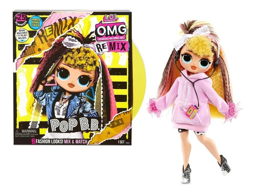 Muñeca L.o.l. Omg Remix Pop Bb Fashion Musical 25 Sorpresas