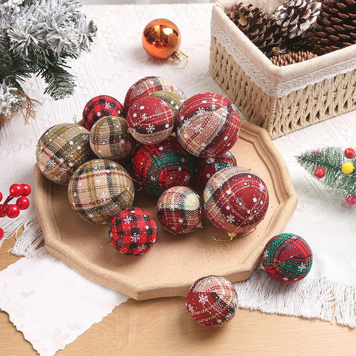Conjunto De Adornos Navideños Para Decorar 6 Cm 12 Piezas