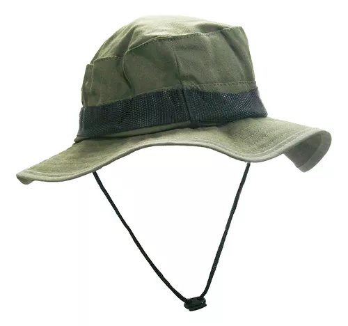 Sombrero Hot Hat Con Ala Tipo Australiano Trekking Pesca