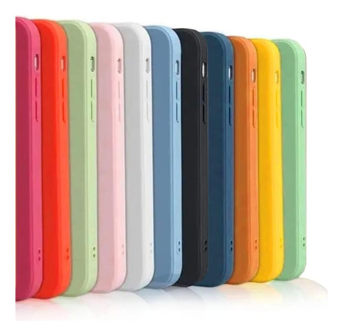Capa Capinha Compatível Para Iphone 13 Silicone Premium Preto