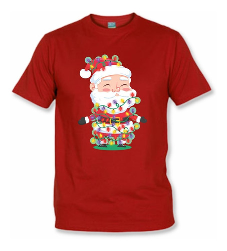 Camiseta Navidad Luces Personalizada