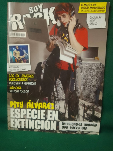 Revista Soy Rock 49 Ìty Alvarez Coldplay Jovenes Pordioseros